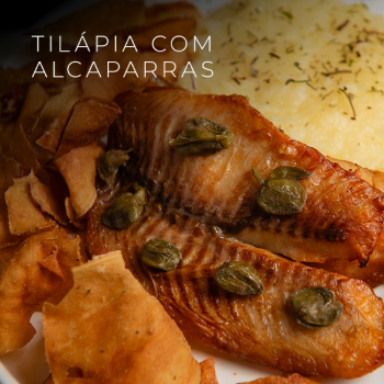 tilápia com alcaparras